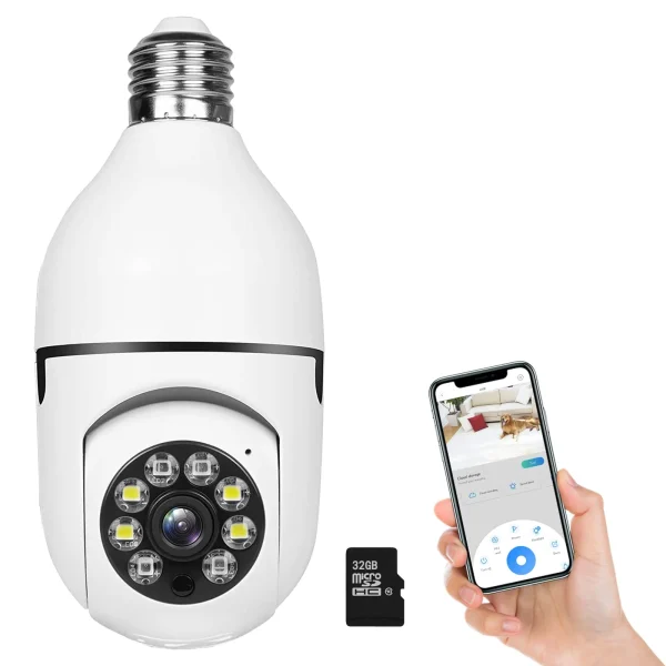 WiFi Smart Bulb Camera 360