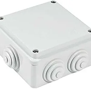 Adaptor Box Plastic 100 x 100 x 70 – Electrical Junction Box