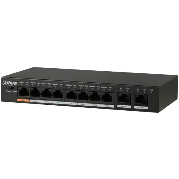 Dahua DH-PFS3010-8ET-96 | 8-port Fast Ethernet PoE Switch