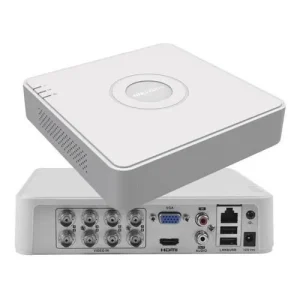 HIKVISION 4 Channel HD DVR CCTV Surveillance Camera White – Plastic cover-DS-7104HGHI-F1