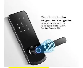 SENX6 Intelligent Software Smart Lock – Fingerprint, App & Key Access