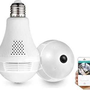 Panorama 360 Degree View Wireless WIFI Bulb Camera