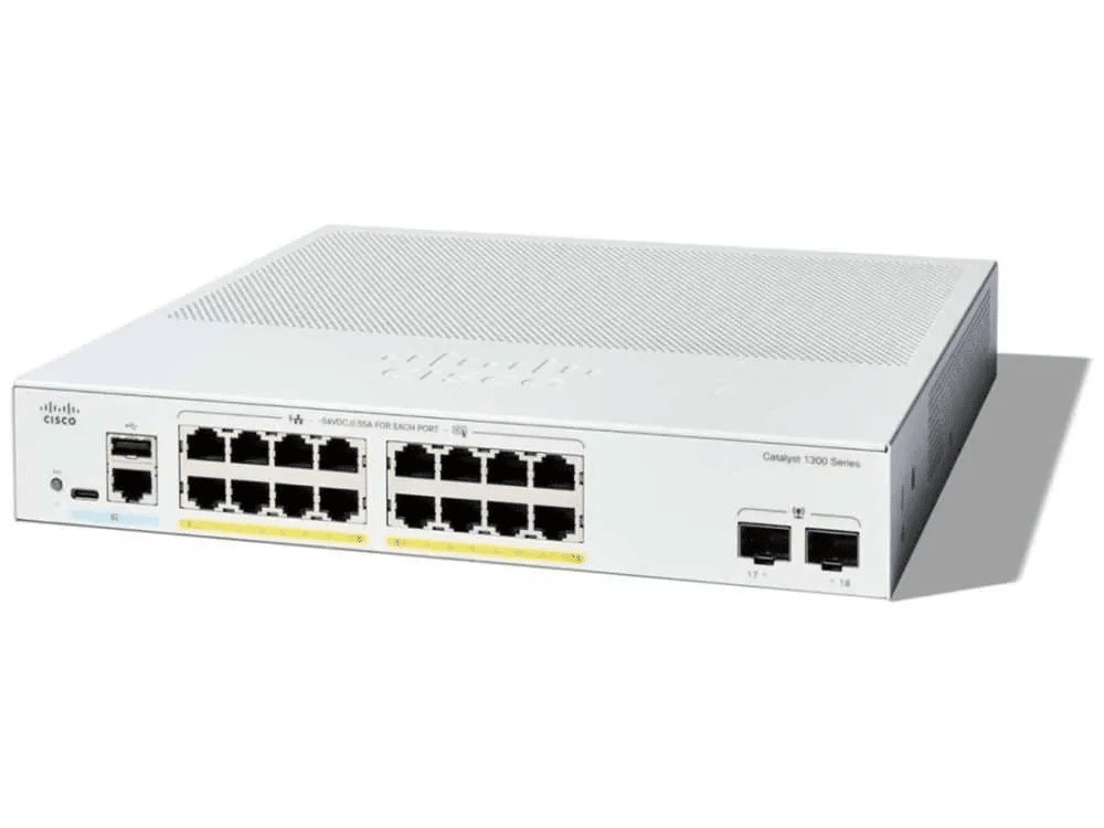 Cisco C1300-16P-2G Catalyst 1300 16 Ports Poe Switch