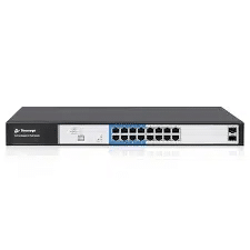 Secureye Layer 2 Poe Swicth 16port (Managed L2) + 2 (SFP Giga) – S-16GE-M-2UG-LD-AI-VLAN