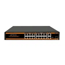 Secureye 16Port POE Switch(10/100) + 2 (10/100/1000) + 1(SFP) – S-16FE-2UG-1UF-300W-NB