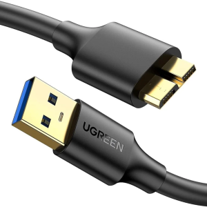 UGREEN USB-A 3.0 to Micro USB 3.0 Male Cable 1m Black – US130