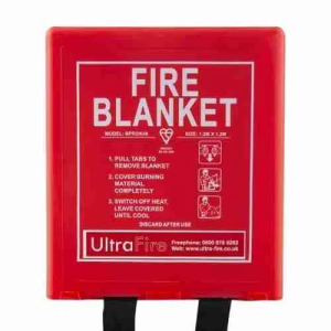 Fire blanket 1.2m*1.2m with PVC packaging