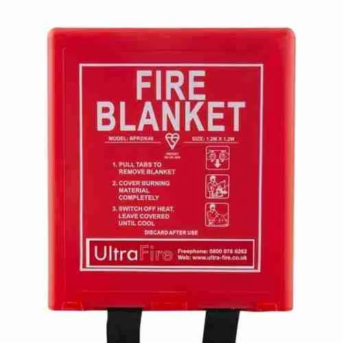 Fire blanket 1.2m*1.2m with PVC packaging