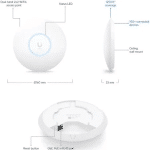 Ubiquiti UniFi U6+ Dual-Band WiFi 6 Wireless Access Point - Image 3